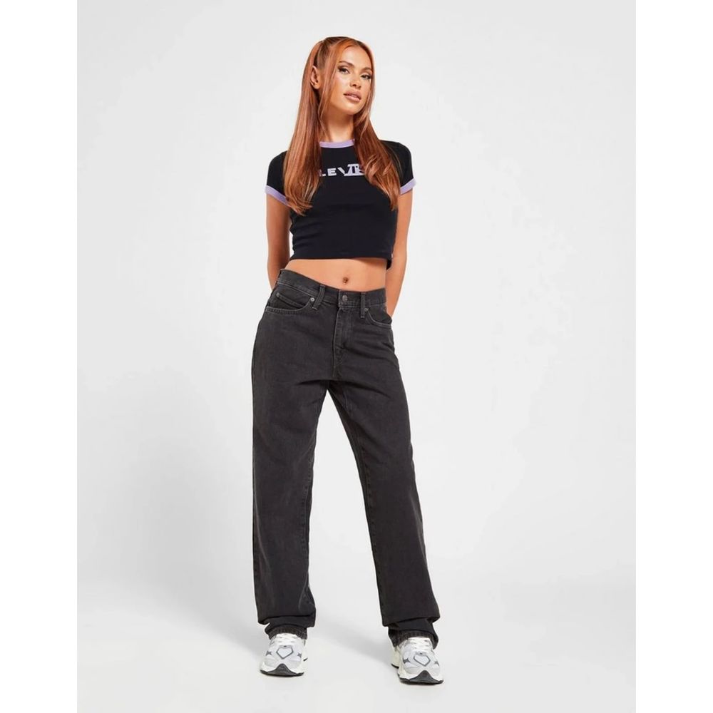 Levi's Black Boyfriend Jeans for Women